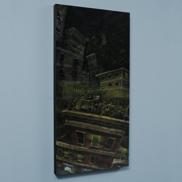 Roof Party LIMITED EDITION Giclee on Canvas by David Garibaldi