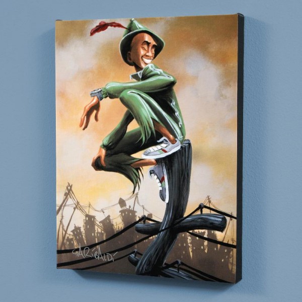 Peter Pan LIMITED EDITION Giclee on Canvas by David Garibaldi