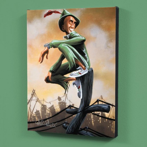 Peter Pan LIMITED EDITION Giclee on Canvas (27" x 36") by David Garibaldi