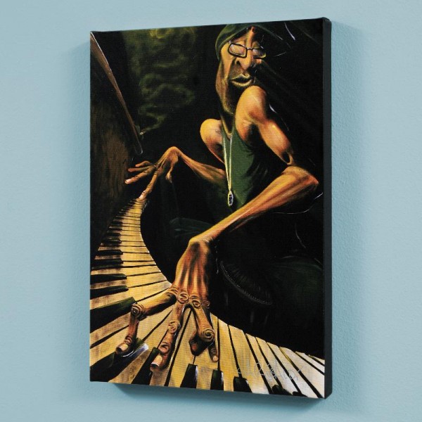 Lounge Smoke LIMITED EDITION Giclee on Canvas (24" x 36") by David Garibaldi