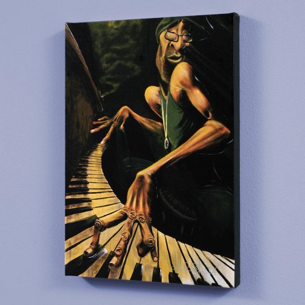 Lounge Smoke LIMITED EDITION Giclee on Canvas (40" x 60") by David Garibaldi