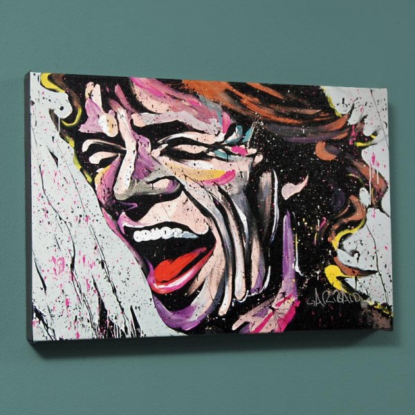 Mick Jagger LIMITED EDITION Giclee on Canvas by David Garibaldi