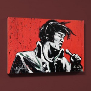 Elvis Presley (Revolution) LIMITED EDITION Giclee on Canvas by David Garibaldi