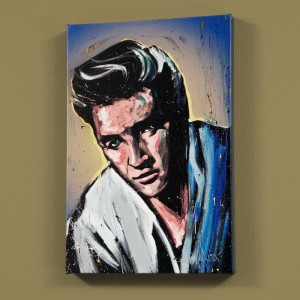 Elvis Presley (Blue Suede) LIMITED EDITION Giclee on Canvas by David Garibaldi