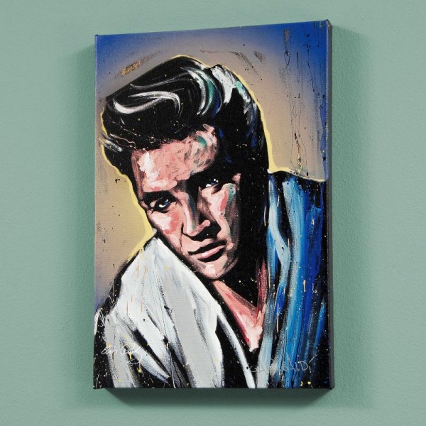 Elvis Presley (Blue Suede) LIMITED EDITION Giclee on Canvas by David Garibaldi