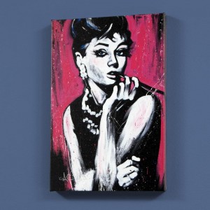 Audrey Hepburn (Fabulous) LIMITED EDITION Giclee on Canvas by David Garibaldi