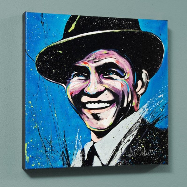 Frank Sinatra (Blue Eyes) LIMITED EDITION Giclee on Canvas (36" x 36") by David Garibaldi