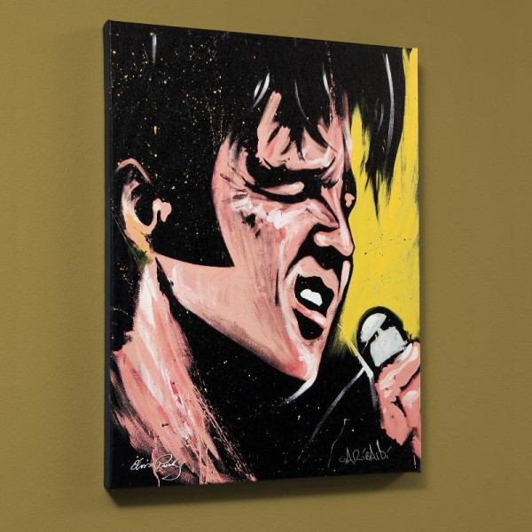 Elvis Presley (68 Special) LIMITED EDITION Giclee on Canvas by David Garibaldi