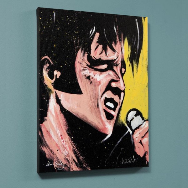 Elvis Presley (68 Special) LIMITED EDITION Giclee on Canvas (30" x 40") by David Garibaldi