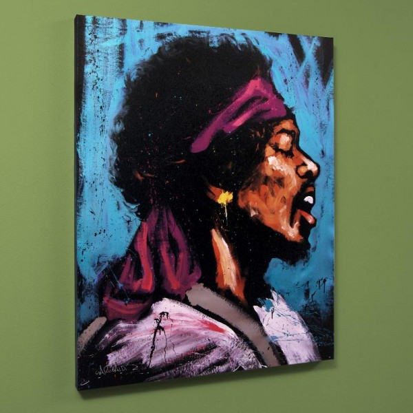 Jimi Hendrix (Bandana) Limited Edition Giclee on Canvas (40" x 50") by David Garibaldi