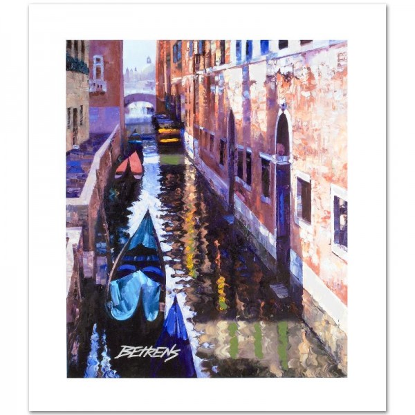 Magic of Venice I Limited Edition Hand Embellished Giclee on Canvas by Howard Behrens! Numbered and Hand Signed with Certificate of Authenticity!