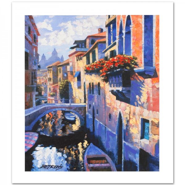 Magic of Venice III Limited Edition Hand Embellished Giclee on Canvas by Howard Behrens! Numbered and Hand Signed with Certificate of Authenticity!