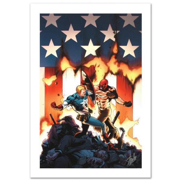 Ultimate Avengers #8 Limited Edition Giclee on Canvas by Carlos Pacheco and Marvel Comics! Numbered and Hand Signed by Stan Lee! Includes Certificate of Authenticity!