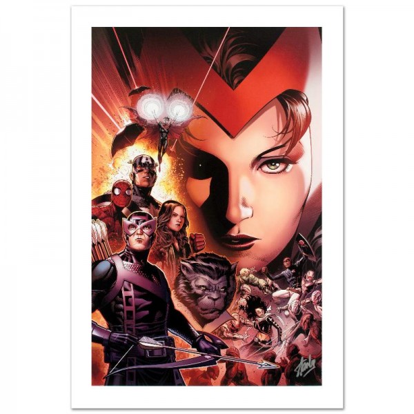 Avengers: The Children's Crusade #6 Limited Edition Giclee on Canvas by Jim Cheung and Marvel Comics! Numbered and Hand Signed by Stan Lee! Includes Certificate of Authenticity!