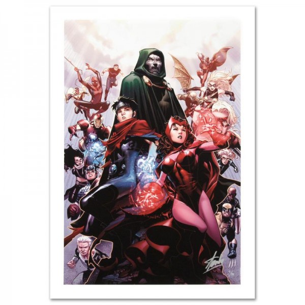 Avengers: The Children's Crusade #4 Limited Edition Giclee on Canvas by Jim Cheung and Marvel Comics! Numbered and Hand Signed by Stan Lee! Includes Certificate of Authenticity!