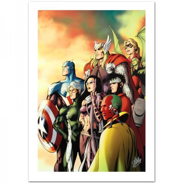 I Am an Avenger #5 Limited Edition Giclee on Canvas by Alan Davis and Marvel Comics! Numbered and Hand Signed by Stan Lee! Includes Certificate of Authenticity!