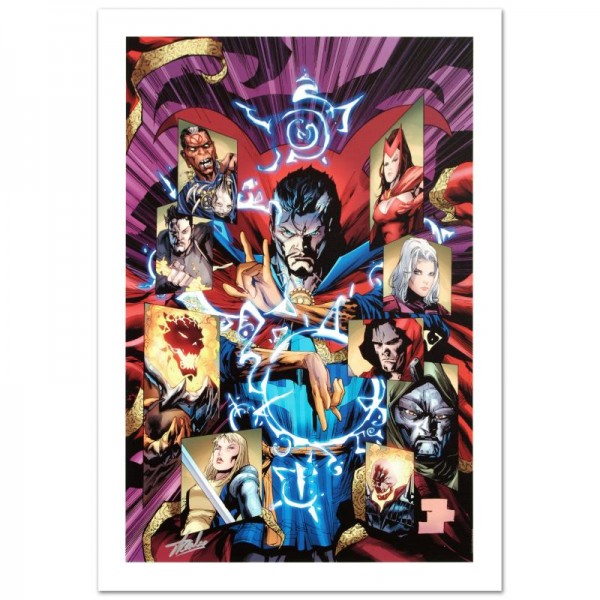 New Avengers #51 Limited Edition Giclee on Canvas by Billy Tan and Marvel Comics! Numbered and Hand Signed by Stan Lee! Includes Certificate of Authenticity!