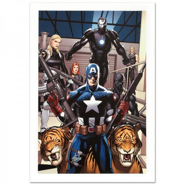 Ultimate New Ultimates #3 Limited Edition Giclee on Canvas by Frank Cho and Marvel Comics! Numbered and Hand Signed by Stan Lee! Includes Certificate of Authenticity!