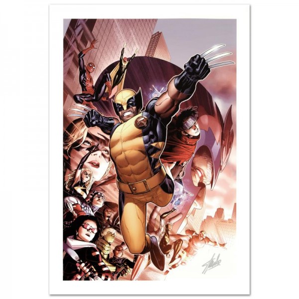 Avengers: The Children's Crusade #2 Limited Edition Giclee on Canvas by Jim Cheung and Marvel Comics! Numbered and Hand Signed by Stan Lee! Includes Certificate of Authenticity!