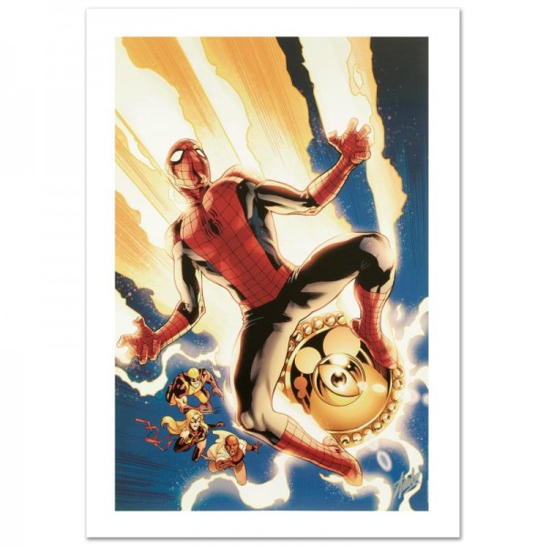 New Avengers #4 Limited Edition Giclee on Canvas by Stuart Immonen and Marvel Comics! Numbered and Hand Signed by Stan Lee! Includes Certificate of Authenticity!