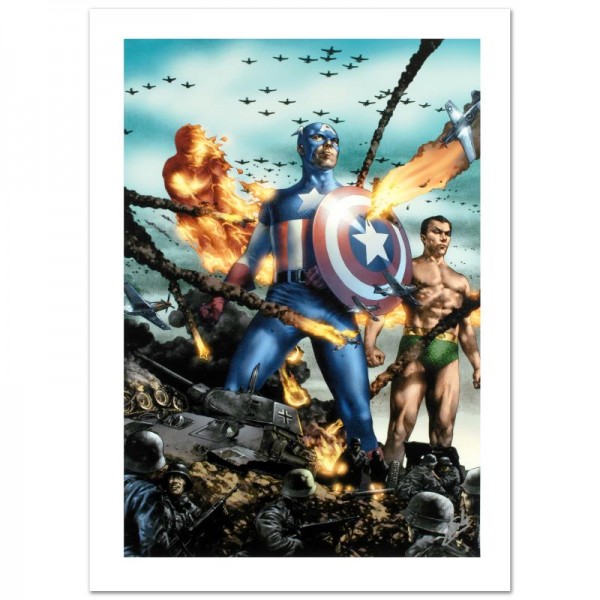 Giant-Size Invaders #2 Limited Edition Giclee on Canvas by Jay Anacleto and Marvel Comics
