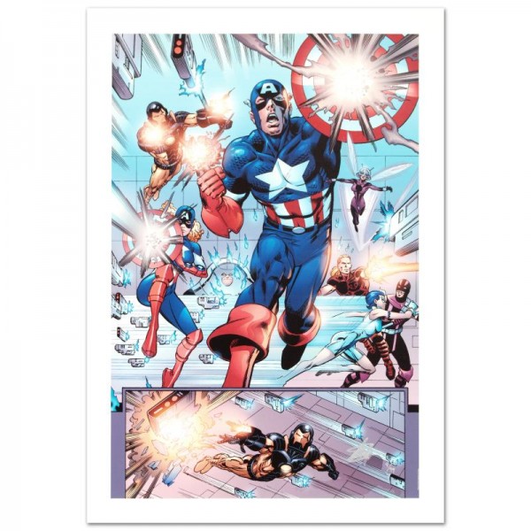 Last Hero Standing #1 Limited Edition Giclee on Canvas by Patrick Olliffe and Marvel Comics! Numbered and Hand Signed by Stan Lee! Includes Certificate of Authenticity!