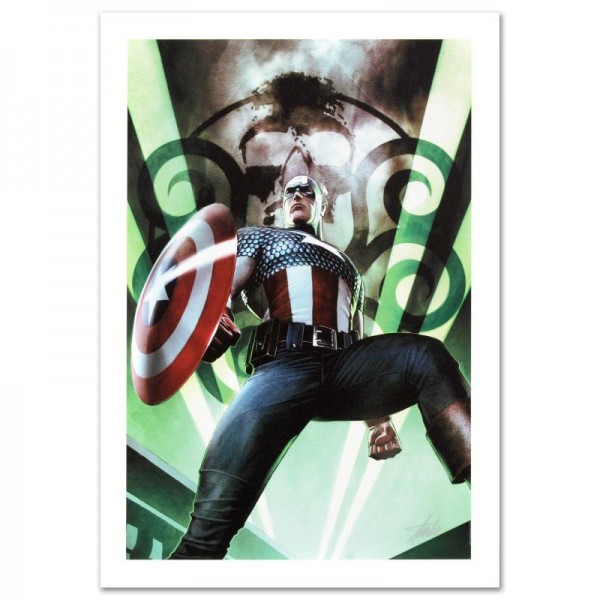Captain America: Hail Hydra #1 Limited Edition Giclee on Canvas by Adi Granov and Marvel Comics