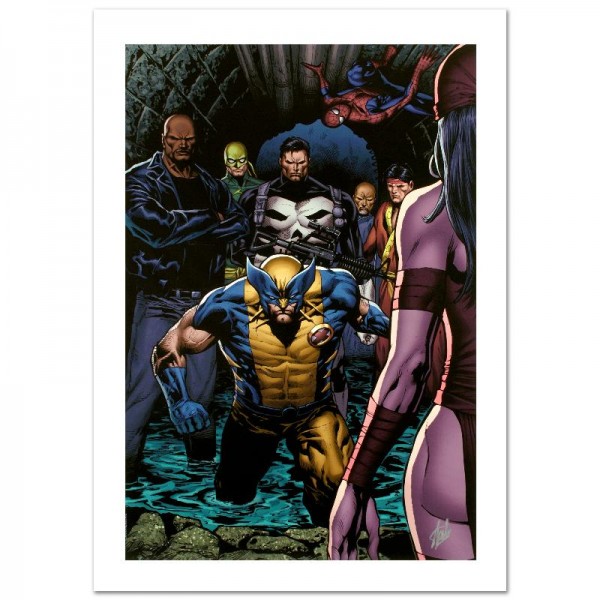 Shadowland #4 Limited Edition Giclee on Canvas by Billy Tan and Marvel Comics! Numbered and Hand Signed by Stan Lee! Includes Certificate of Authenticity!