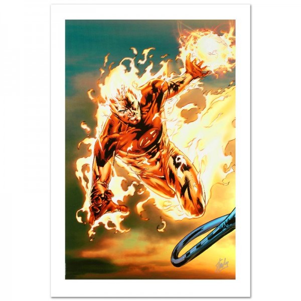 Ultimate Fantastic Four #54 Limited Edition Giclee on Canvas by Billy Tan and Marvel Comics! Numbered and Hand Signed by Stan Lee! Includes Certificate of Authenticity!