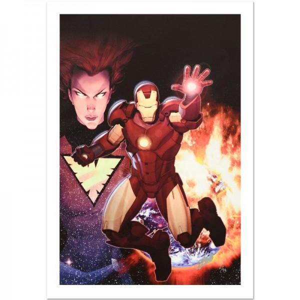 Iron Age: Alpha #1 Limited Edition Giclee on Canvas by Ariel Olivetti and Marvel Comics! Numbered and Hand Signed by Stan Lee! Includes Certificate of Authenticity!