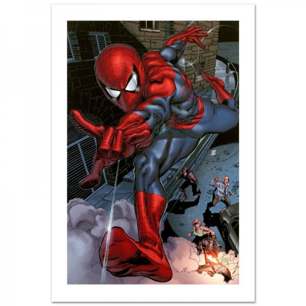 Heroes For Hire #6 Limited Edition Giclee on Canvas by Brad Walker and Marvel Comics! Numbered and Hand Signed by Stan Lee! Includes Certificate of Authenticity!