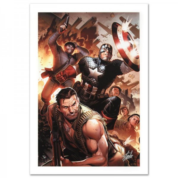 Secret Warriors #17 Limited Edition Giclee on Canvas by Jim Cheung and Marvel Comics! Numbered and Hand Signed by Stan Lee! Includes Certificate of Authenticity!