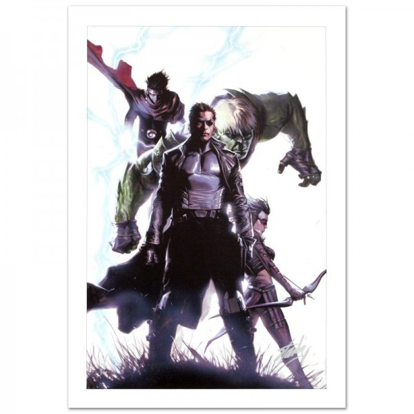 Secret Invasion #4 Limited Edition Giclee on Canvas by Gabriel Dell'Otto and Marvel Comics! Numbered and Hand Signed by Stan Lee! Includes Certificate of Authenticity!