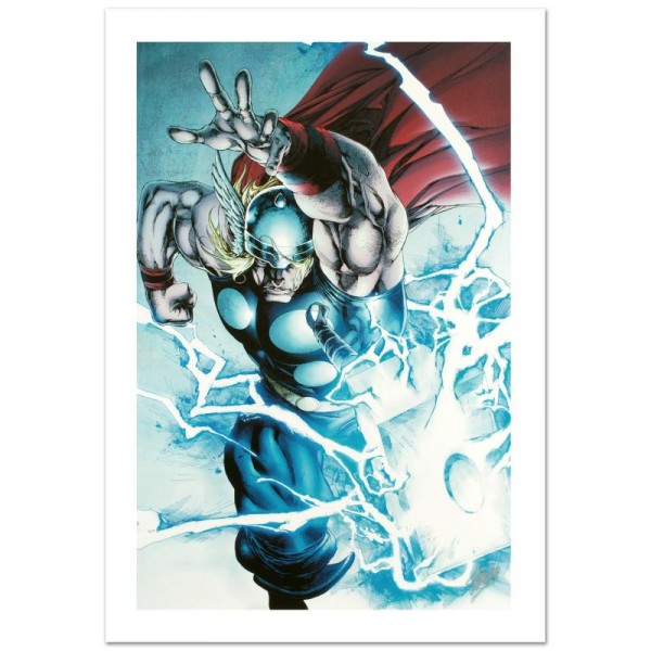 Marvel Adventures Super Heroes #19 Limited Edition Giclee on Canvas by Stephen Segovia and Marvel Comics! Numbered and Hand Signed by Stan Lee! Includes Certificate of Authenticity!