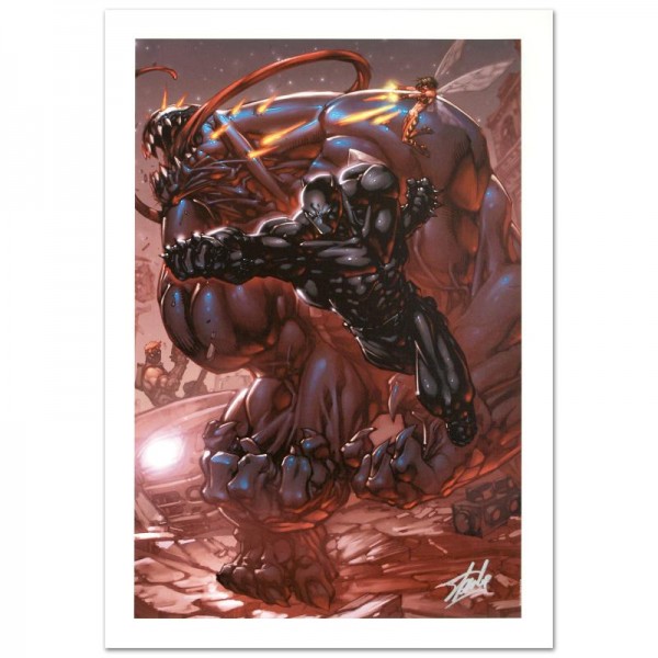 Ultimates #3 Limited Edition Giclee on Canvas by Joe Madureira and Marvel Comics! Numbered and Hand Signed by Stan Lee! Includes Certificate of Authenticity!