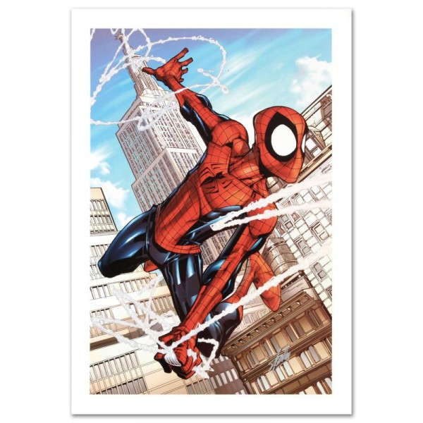 Marvel Adventures: Spider-Man #50 Limited Edition Giclee on Canvas by Patrick Scherberger and Marvel Comics! Numbered and Hand Signed by Stan Lee! Includes Certificate of Authenticity!