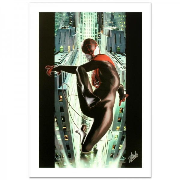 Ultimate Spider-Man #2 Limited Edition Giclee on Canvas by Kaare Andrews and Marvel Comics! Numbered and Hand Signed by Stan Lee! Includes Certificate of Authenticity!
