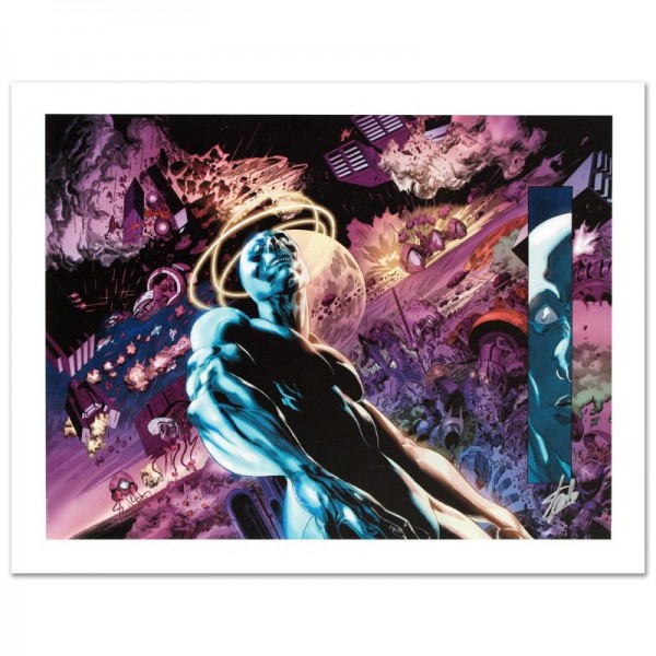 Silver Surfer: In Thy Name #3 Limited Edition Giclee on Canvas by Tan Eng Huat and Marvel Comics! Numbered and Hand Signed by Stan Lee! Includes Certificate of Authenticity!