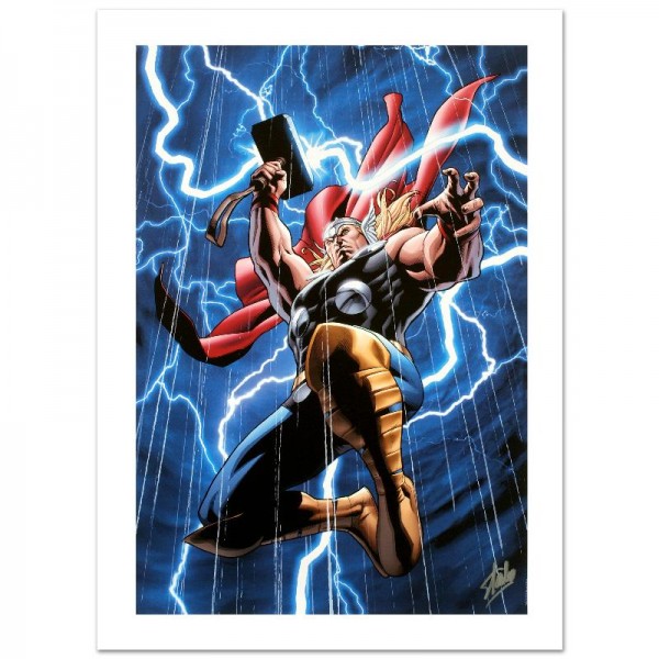 Marvel Adventures: Super Heroes #2 Limited Edition Giclee on Canvas by Clayton Henry and Marvel Comics! Numbered and Hand Signed by Stan Lee! Includes Certificate of Authenticity!