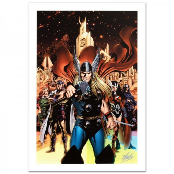Thor #82 Limited Edition Giclee on Canvas by Steve Epting and Marvel Comics! Numbered and Hand Signed by Stan Lee! Includes Certificate of Authenticity!