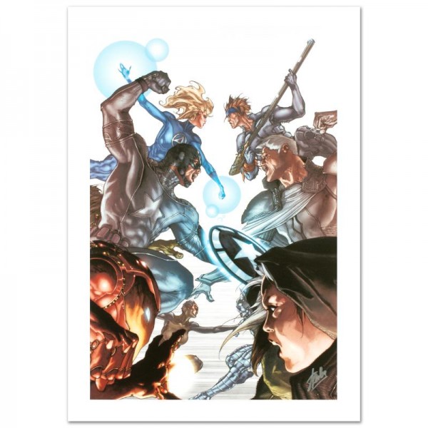 Age of X: Universe #2 Limited Edition Giclee on Canvas by Simone Bianchi and Marvel Comics! Numbered and Hand Signed by Stan Lee! Includes Certificate of Authenticity!