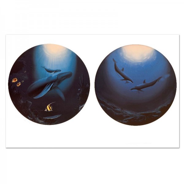 Innocent Age / Dolphin Serenity Limited Edition Lithograph (38" x 25") by Renowned Artist Wyland