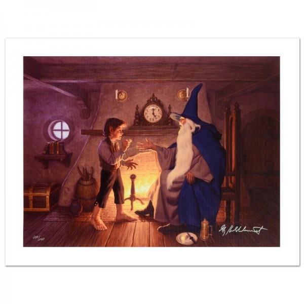 The One Ring Limited Edition Giclee on Canvas by The Brothers Hildebrandt! Numbered and Hand Signed by Greg Hildebrandt! Includes Certificate of Authenticity!