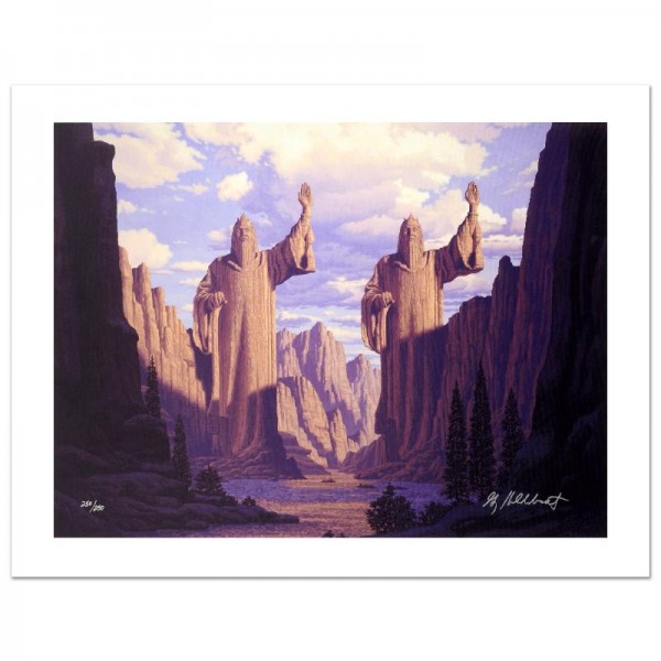 The Pillars Of The Kings Limited Edition Giclee on Canvas by The Brothers Hildebrandt! Numbered and Hand Signed by Greg Hildebrandt! Includes Certificate of Authenticity!