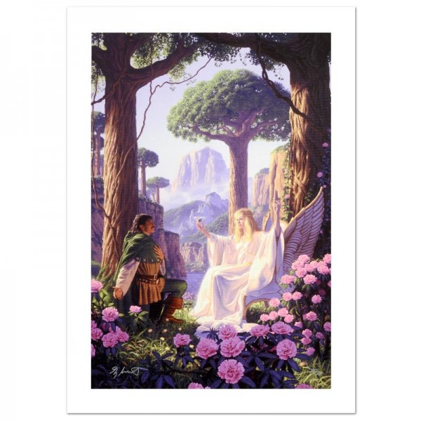 The Gift Of Galadriel Limited Edition Giclee on Canvas by Greg Hildebrandt! Numbered and Hand Signed by The Artist! Includes Certificate of Authenticity!