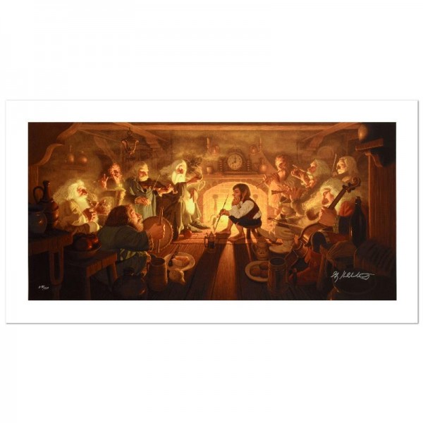 The Unexpected Party Limited Edition Giclee on Canvas by The Brothers Hildebrandt! Numbered and Hand Signed by Greg Hildebrandt! Includes Certificate of Authenticity!