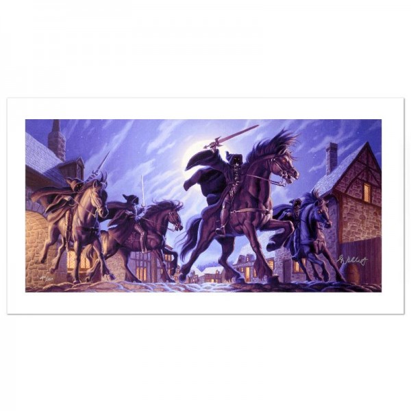 The Black Riders Limited Edition Giclee on Canvas by The Brothers Hildebrandt! Numbered and Hand Signed by Greg Hildebrandt! Includes Certificate of Authenticity!