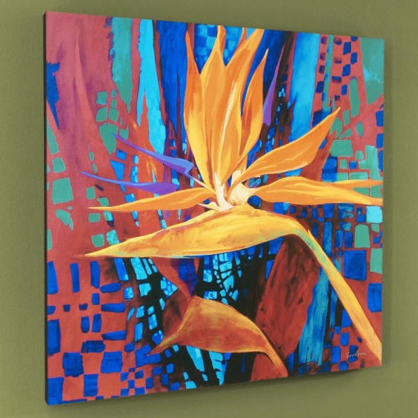 Bird of Paradise Limited Edition Giclee on Canvas by Simon Bull