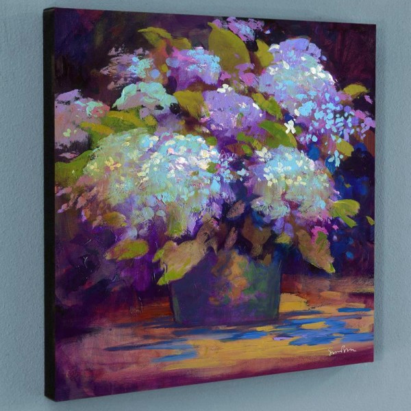 Hydrangea Limited Edition Giclee on Canvas by Simon Bull