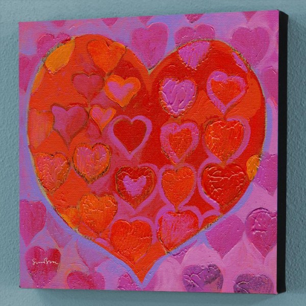 Playful Heart VI Limited Edition Giclee on Canvas by Simon Bull
